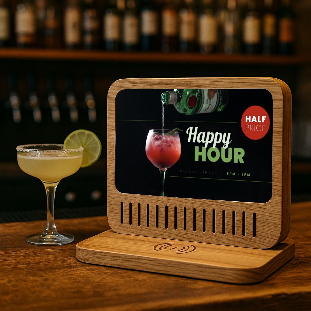 Smart Display Yodeck for for restaurant, cafe and bar