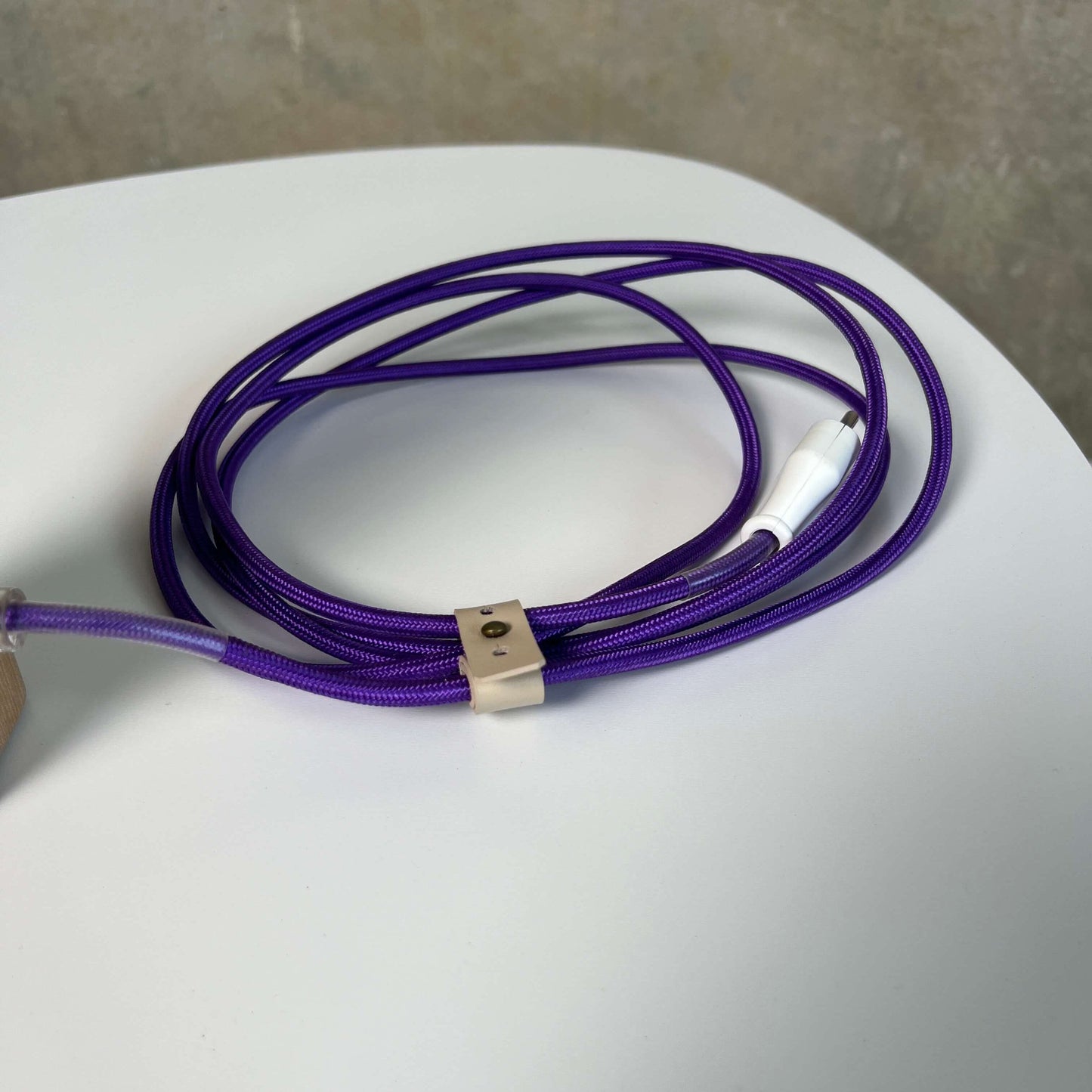 Wooden Desk Power Strip with USB-C, Handmade Ash Wood Extension for Modern Workspaces